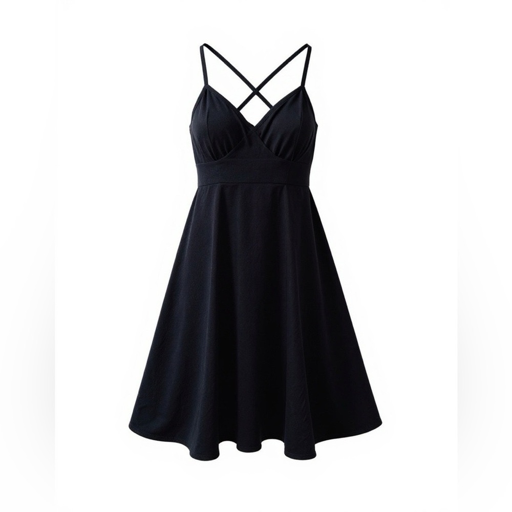 NWOT LAmade open back halter dress S charcoal gray